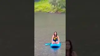 Paddleboarding at Loch Eilt