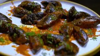 Our tasty, finger-licking, saucy Midye Dolma…
