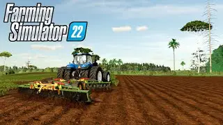 Farming Simulator 22: criando novo campo com trator T8 Gameplay #15