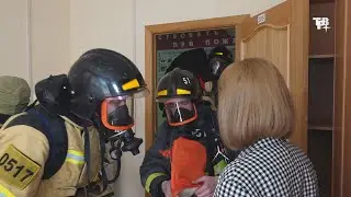Эвакуация сотрудников «МосОблЭнерго»