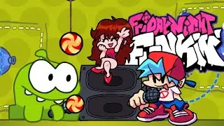 Friday Night Funkin' - V.S. Om Nom FULL WEEK + Cutscenes - Cut The Rope [FNF MODS/HARD]