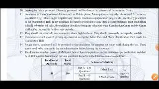 Admit Card Rules | Explained | TRB POLYTECHNIC 2021