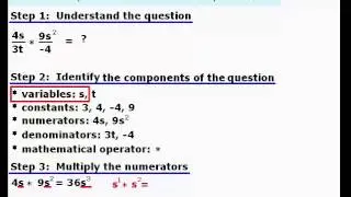 Algebra Question: Finding the product of two fractions