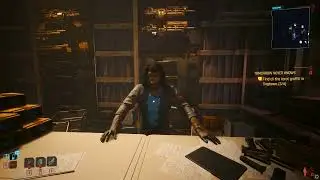 Cyberpunk 2077 weapon vendor has a breakdown