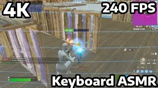 [4k] Fortnite Keyboard ASMR 🤩 Box Fights - 0 ping - 240FPS