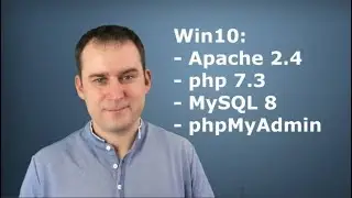 Install Apache 2.4, PHP 7.3, MySQL 8 and phpMyAdmin