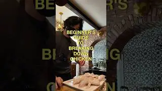 A very Beginner’s guide to breaking down a whole chicken.