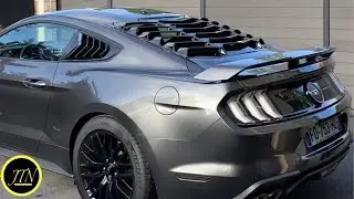 Installation Rear and side window louver Mustang 2017-2019