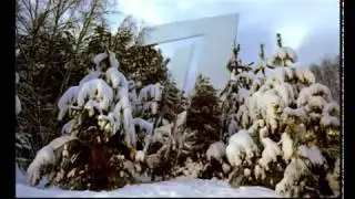 Заставка ОРТ 2000,зимний лес