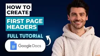 How to Create First Page Headers in Google Docs [2026 Guide]