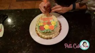 Vegan Carrot Cake  | Pati Cake Speed Decorating
