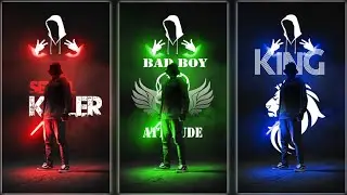 Attitude Status Light Effect Video Editing | Badboy Status Video Editing | King Status Video Editing