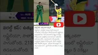 ఉత్కంఠంగా జరిగిన ఆస్ట్రేలియా vs సౌతాఫ్రికా మ్యాచ్  #cricket #worldcup /#shorts