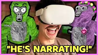 I NARRATED Players in GORILLA TAG 🧐