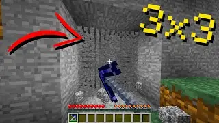 how to mine 3x3 in minecraft