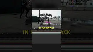 Giant Robots Fight in Los Angeles! (After Effects)