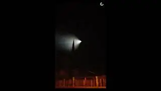 Navy Missile flying over California