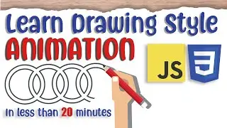 Create drawing style animation for any SVG logo with javaScript and CSS in less than 20 minutes