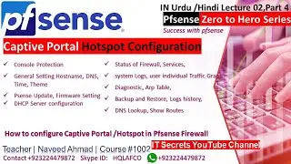 Pfsense 08 Lecture 02, Part 4 Security, Arp, Status
