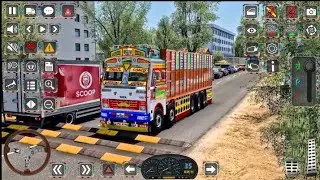 Indian Cargo Truck Lorry Driving 3D 2024 - Offroad Ashok Truck Driver Simulator - New Games A1