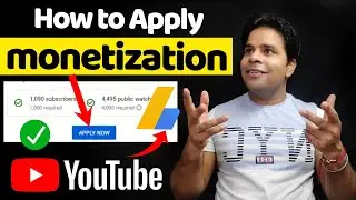 How to Apply for Monetization in 2021 | How To link adsense to youtube channel | Monetization ON