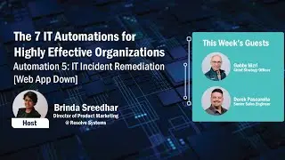 The 7 IT Automations for Highly Effective Organization: IT incident Remediation | Web App Down