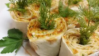 Дешево и сердито.Закусочные рулетики из доступных продуктов.