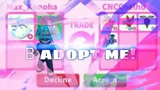 ШОК!|Я обменял своего райд снежного дракона на крутых петов в Adopt Me!!!!