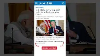 US plans to build Naval Logistics all over India