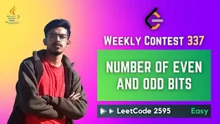 2595. Number of Even and Odd Bits -  JAVA (Weekly Contest 337)