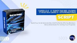 PHP Viral List Builder Script Admin area - How to Use