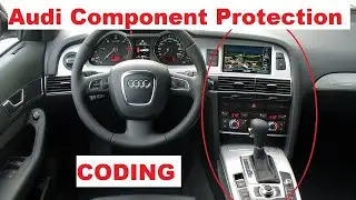 ✅ Audi A6 C6 2009 3.0TDI 176kw Radio Component protection Removing/Adaption