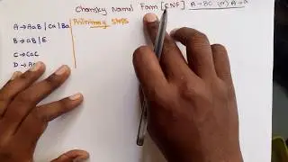 TOC part 37 - Context Free Grammar  to Chomsky Normal Form - Example 1 in Tamil