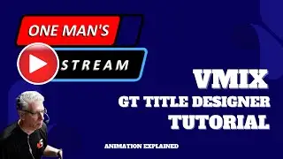 ANIMATED Soccer Player Graphic Created In GT Title Designer |  One Man's Stream Episode 29
