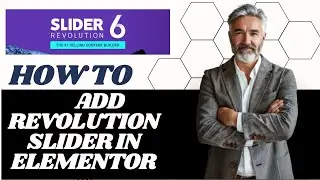 How to add Revolution slider in elementor l Double Z