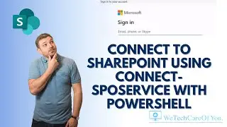 Connect to SharePoint using Connect-SPOService with PowerShell