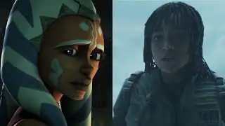 Similar scene in The Acolyte and The Clone Wars