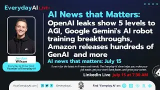 OpenAI leaks: 5 levels to AGI, Google Gemini's AI robot breakthroughs and more AI news that matters