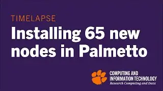 Installing 65 new nodes in Palmetto