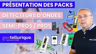 Packs détecteurs d'ondes PRO pour Particuliers / Géobiologues / Diagnostiqueurs  électromagnétiques