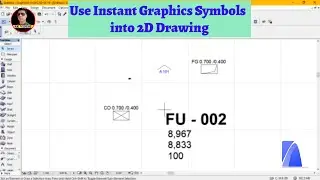 | Archicad Tutorial | - | How to use graphics symbol for 2d drawing | 2D Tutorial |