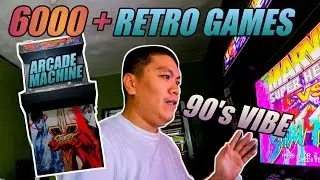 CUSTOM ARCADE MACHINE WITH 6000+ RETRO GAMES INSTALLED - VLOG# 104
