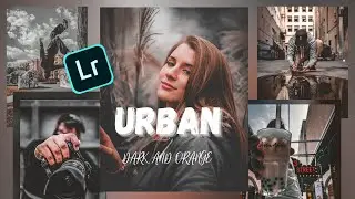 How To Edit  Urban Dark And Orange Tone | Lightroom Mobile Presets | Vintage Effects