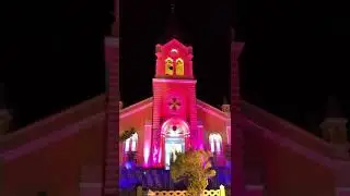 Iluminação da igreja católica Matriz da cidade do Amaraji PE. Digital som e luz 2018