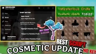 Grow A Garden Script - Blood Moon - Buy Candy/ Moon Blossom Seeds, Sheckles Farm & More (No Key)