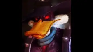 Darkwing Duck New Bridge Construction Guitar cover (черный плащ)
