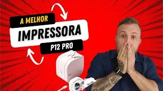 Eu testei a Mini Impressora Phomemo P12 Pro e dá uma conferida no passo a passo.#impressora