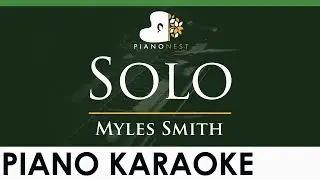 Myles Smith - Solo - LOWER Key (Piano Karaoke Instrumental)