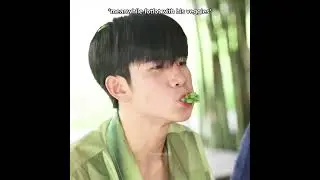 Fourth and his love for veggies 🤌🏻#gemini_nt #fourthnattawat #geminifourth