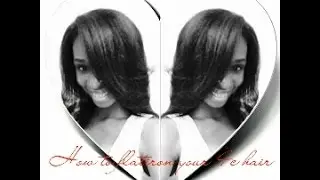 How to straighten your natural hair